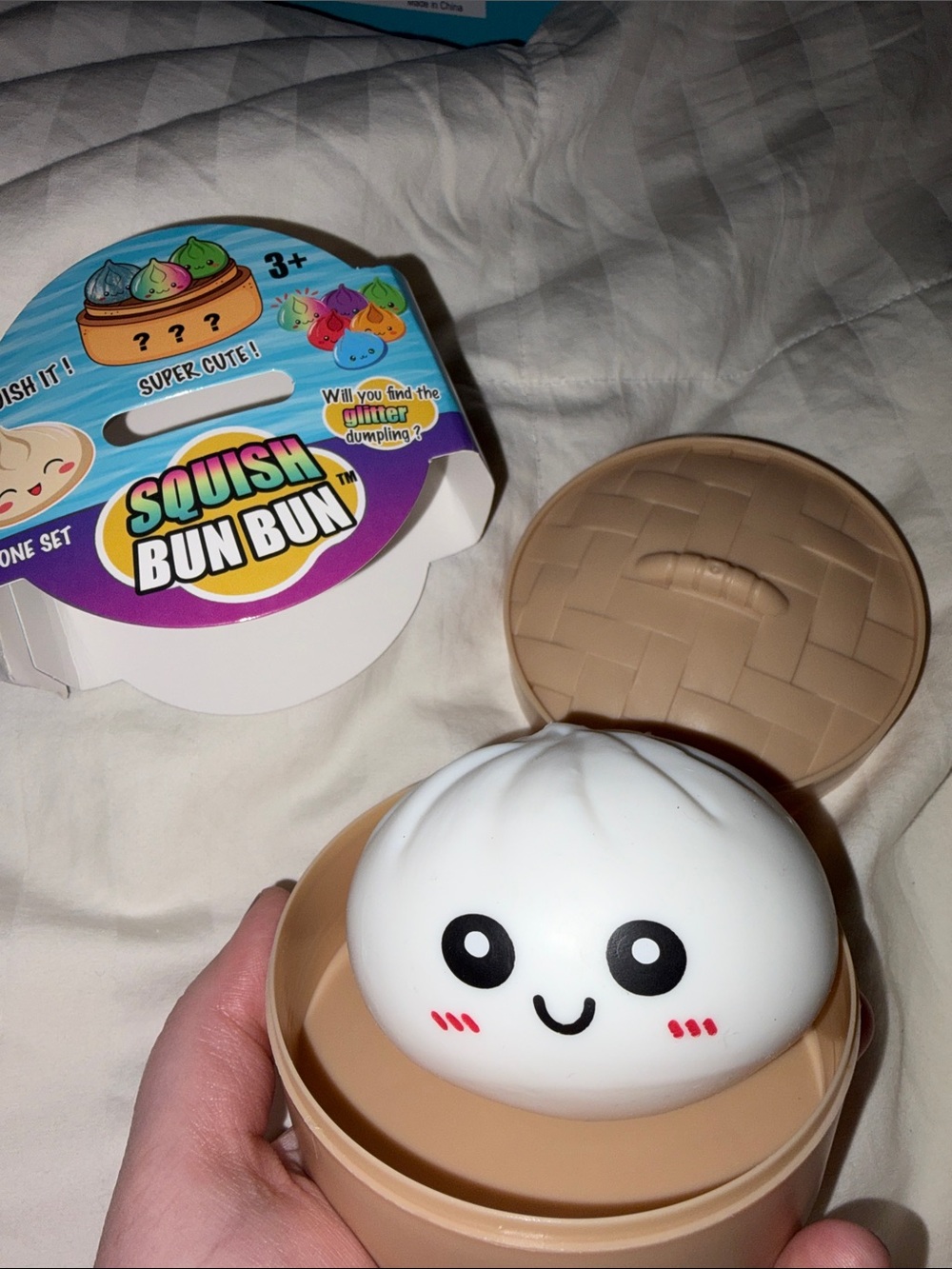 Trendy Brand New Squish Bun Bun White Dumpling Squishy🔥